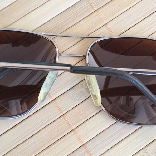 Yves Chantal Square Aviator Sunglasses with Zeiss Organic Lenses