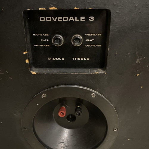 Wharfedale Dovedale 3 speakers used vintage made in England