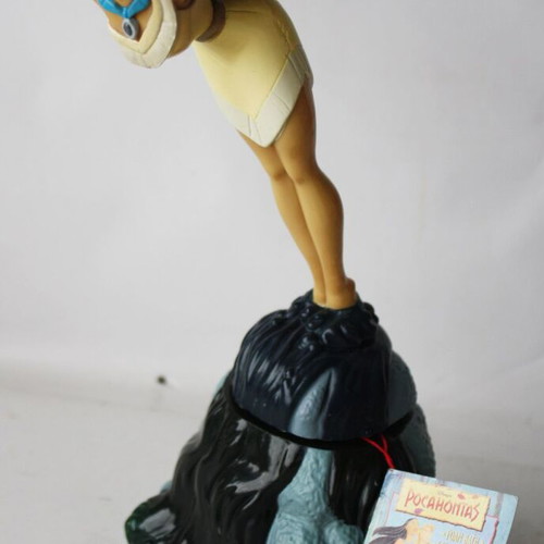 Vintage 90's shampoo figure Pocahontas 26cm Damascаr Italy new