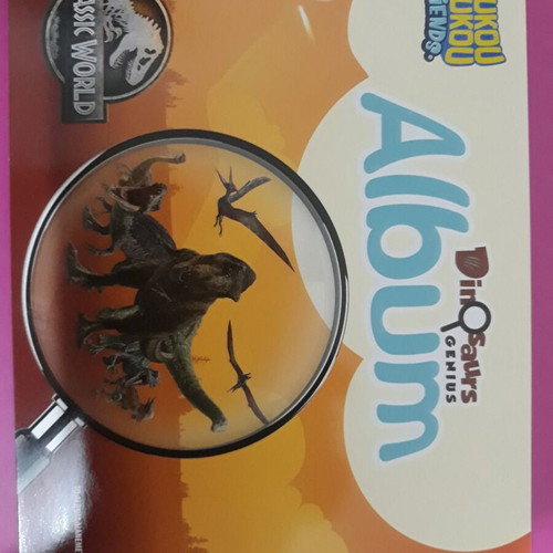 Koukouroukou Jurassic World Sticker Album new, empty
