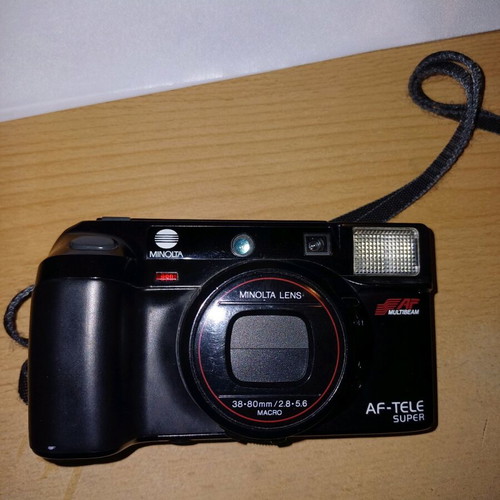 Minolta AF-TELE SUPER camera used with auto focus