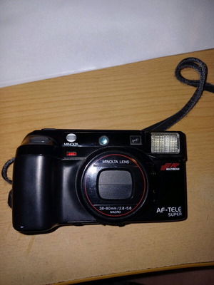 Φωτογραφική μηχανή Minolta AF-TELE SUPER μεταχειρισμένη με auto focus