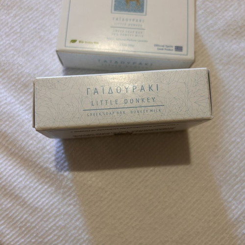 Collectible soaps with donkey milk, organic, Greek brand