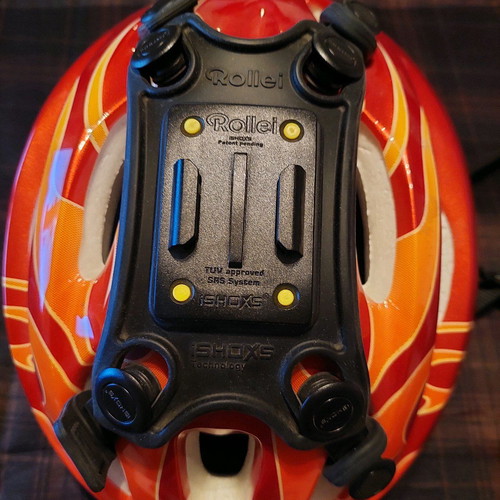 Rollei bicycle/scooter helmet with action camera mount new