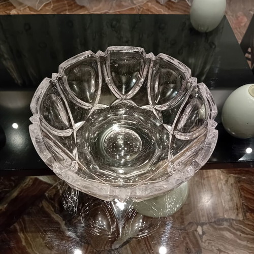 Crystal bowl used, Bohemia glass