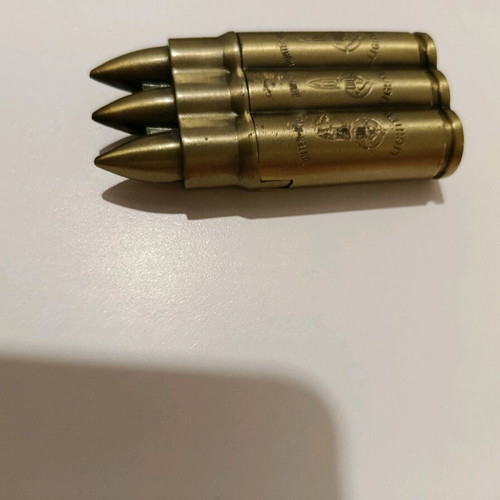 Metal gas lighter bullet shape used