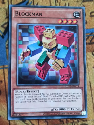 Blockman Effect Monster κάρτα Yu-Gi-Oh! σαν καινούργιο