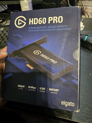 Elgato HD60 Pro capture card like new