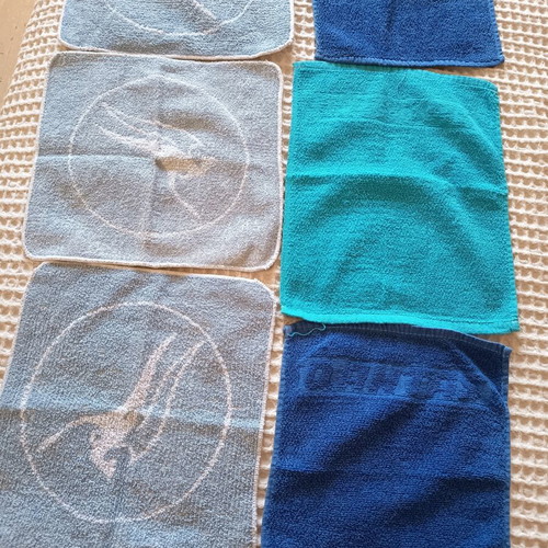 Vintage Qandas Hand Towels Set of 6 Like New