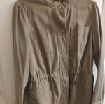Cotton jacket used, size M, brown