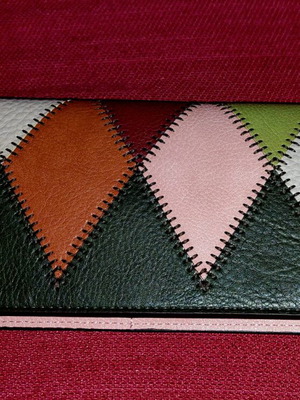 Parfois women's wallet new with unique design and decorative stitching