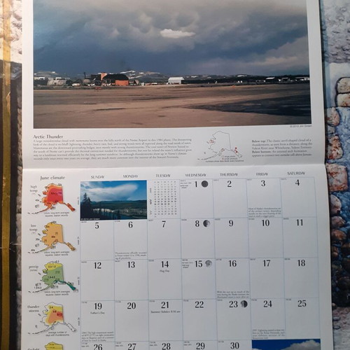Alaska Weather Calendar 2011 used, hardcover