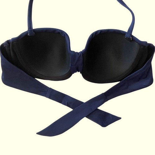 Angel Mare strapless swimsuit blue new, sizes 70B, 70C, 70D