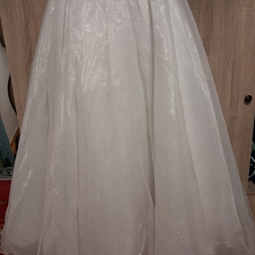 Wedding dress like new, white, sizes S and L