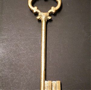 Vintage μεγάλο μπρούτζινο κλειδί 24εκ.