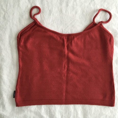 Red set top and jacket used