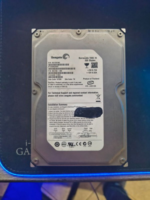 Seagate Barracuda 320 GB твърд диск с Windows 10 64-битов инсталиран като нов
