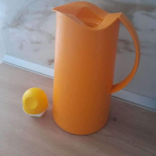 Thermos jug 1 liter orange, new