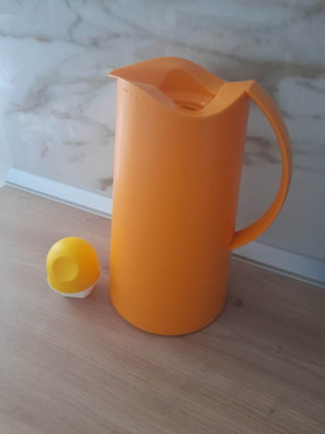 Thermos jug 1 liter orange, new