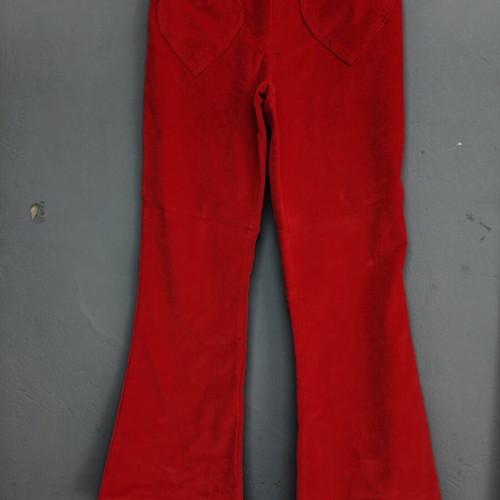 Corduroy pants red, like new, size 140 cm for 10 years old