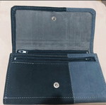 Handmade suede wallet like new
