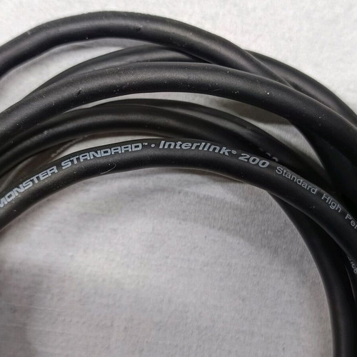 Monster Standard cables used, two pairs