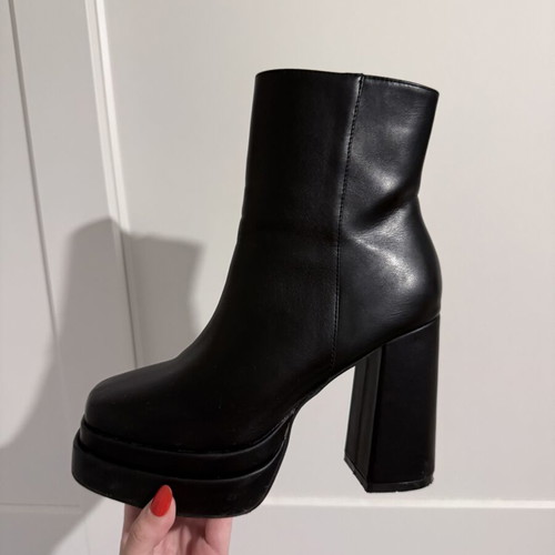 Tsoukalas Shoes ankle boots used, black, size 39