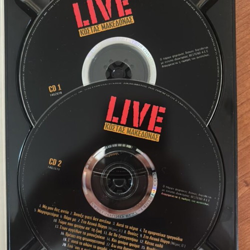 Kostas Makedonas Live 2CD new, entechno