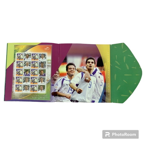 Euro 2004 collectible stamps new, fully completed booklet