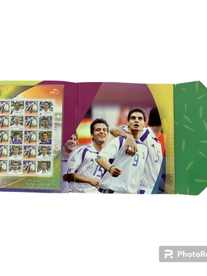 Euro 2004 collectible stamps new, fully completed booklet