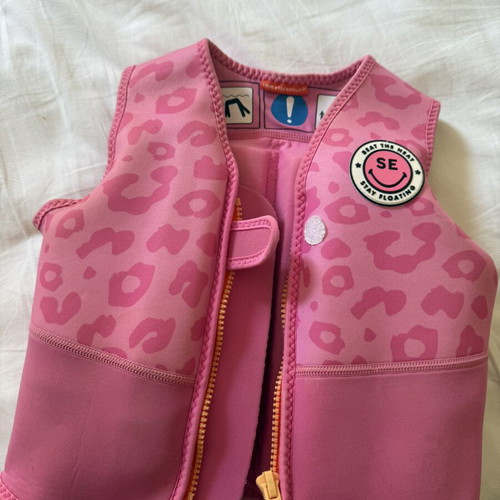 Swim Essentials swim vest pink leopard 18-30 kg