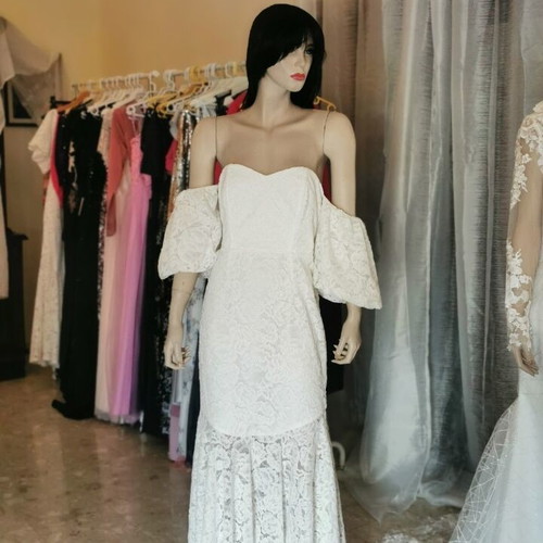 Occasion dress ivory, size L 40 12