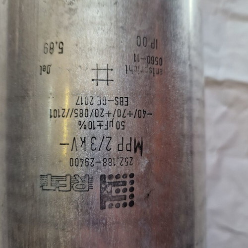 High Voltage Capacitor 50uF 2/3 kV used