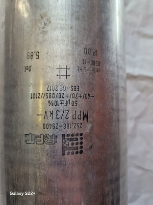 High Voltage Capacitor 50uF 2/3 kV used