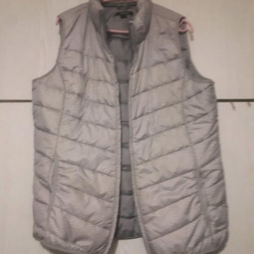 Esmara women's sleeveless waterproof vest used, gray, size EU 44