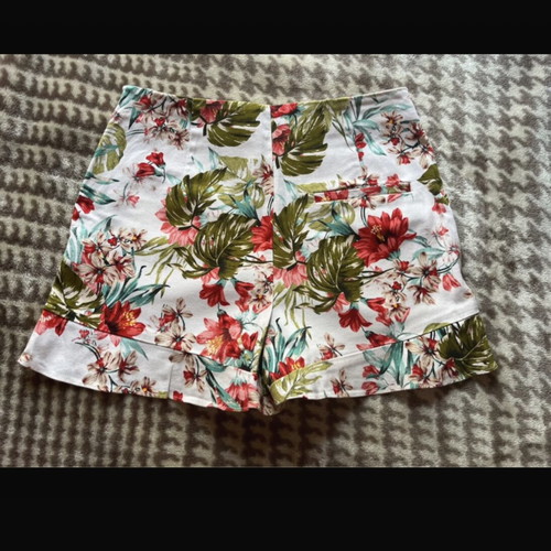 Zara fabric shorts like new, multicolored, size S