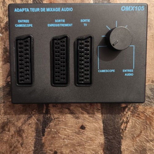 Scart adapter controller black, new