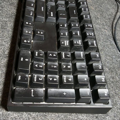 Cooler Master MasterKeys Pro L GeForce GTX Edition mechanical keyboard used
