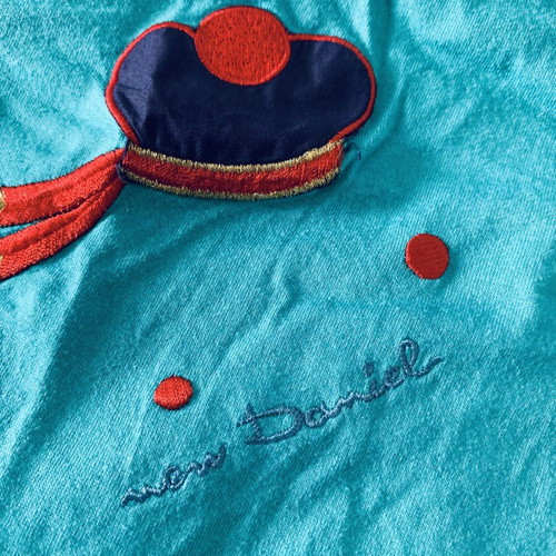 Cotton4all New Daniel turquoise T-shirt and vintage blue graphic T-shirt set