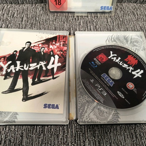 Yakuza 4 Kudo Steelbook edition PS3 used, good condition