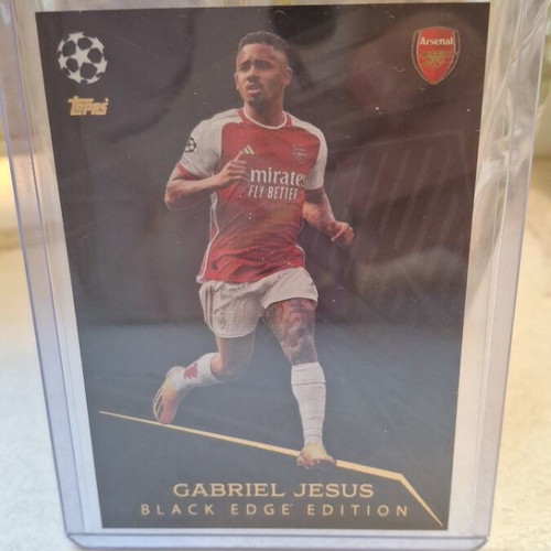 Gabriel Jesus Topps Black Edge Edition card