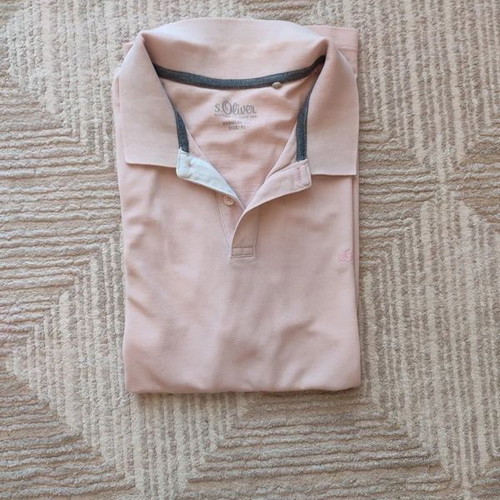 S.Oliver Polo Shirt XL Like New, Soft Salmon Color