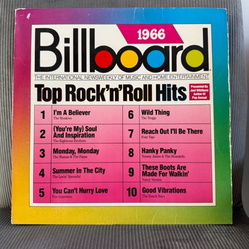 Billboard 1966 Top Rock n Roll Hits used