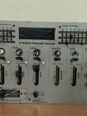 DJ Μικτής ήχου μεταχειρισμένος ρετρό δεκαετίας 80-90 με balanced XLR