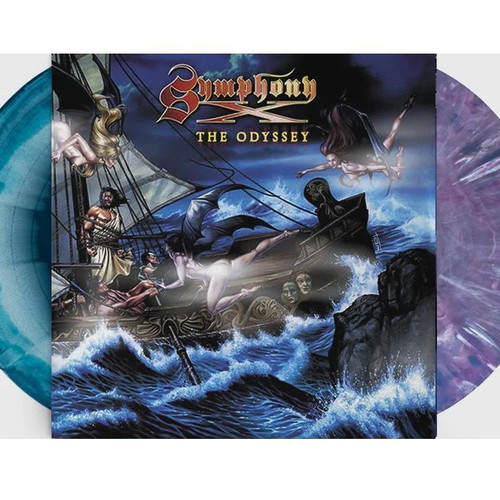 Symphony X The Odyssey vinyl 2LP new limited to 500 purple marble blue ocean swirl sealed