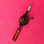 Vintage hand drill used, functional