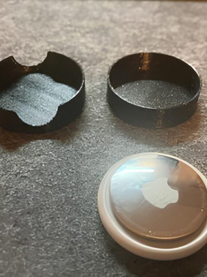 Apple AirTag case in various colors