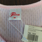 Giota women's pink nightgown with buttons, size M
