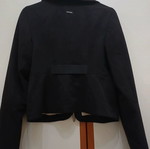 Lynne black mid-length jacket used
