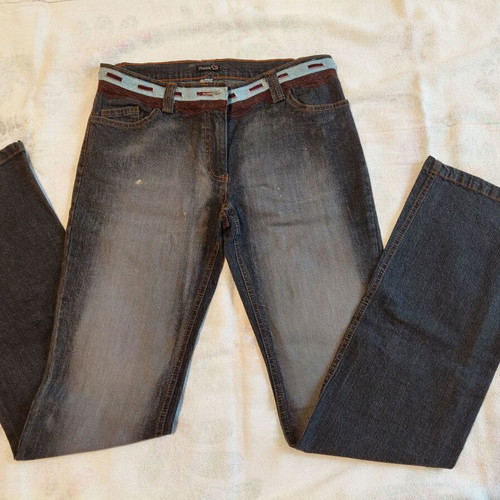Thesis jeans new, dark with blue details